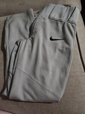 Nike Boys Baseball Pants - Gray Size XS